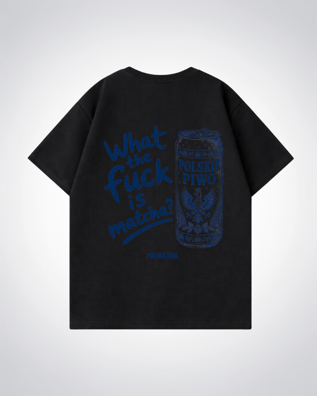 WTF is a Matcha Oversized Shirt - Black Back (Designed)