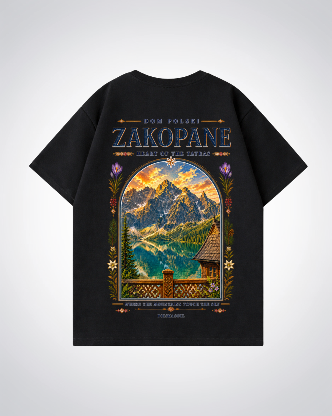 Zakopane Oversized Shirt - Black Back (Designed)