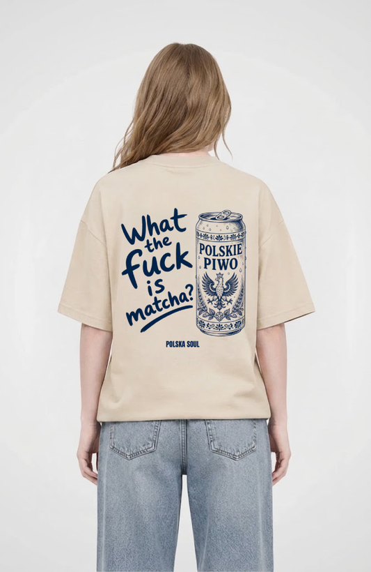 WTF is a Matcha Oversized Shirt