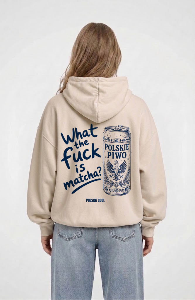 WTF is matcha Oversized Hoodie