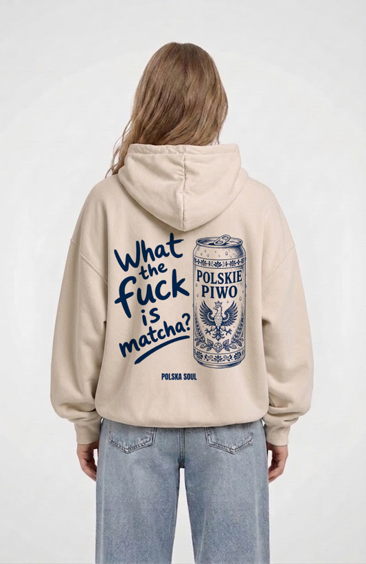 WTF is matcha Oversized Hoodie