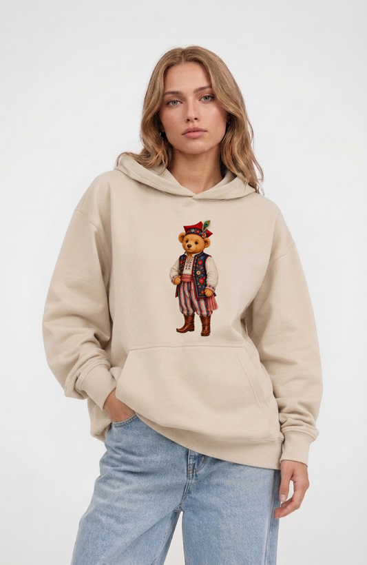 Polish Bear Oversized Hoodie