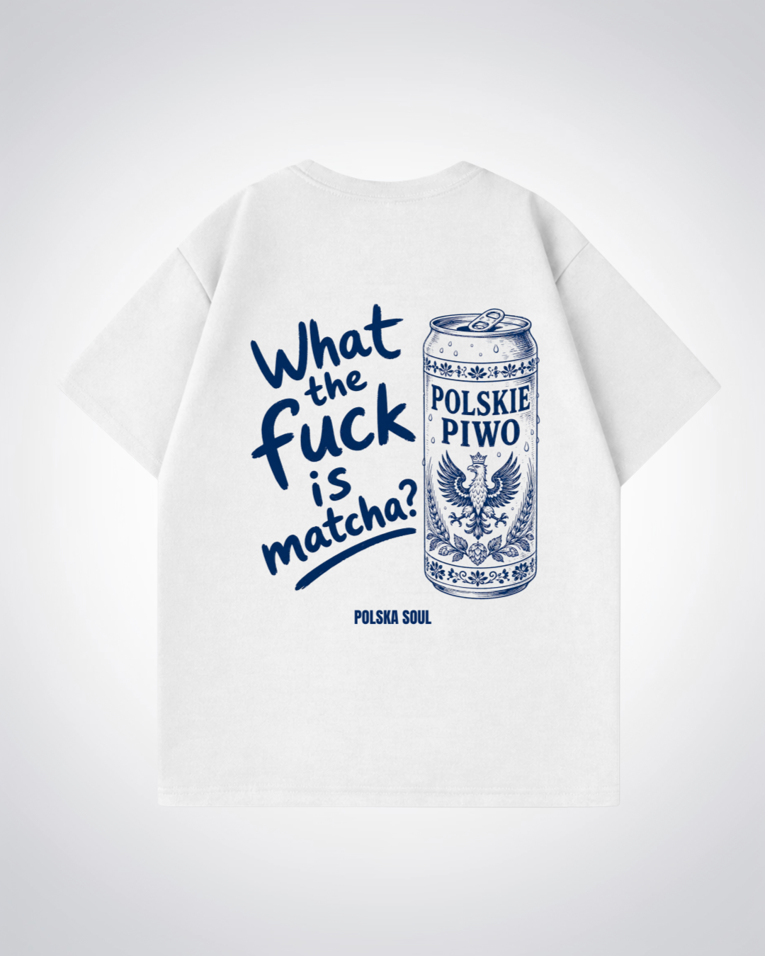 WTF is a Matcha Oversized Shirt - White Back (Designed)