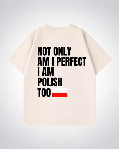 Not Only Perfect Oversized Shirt - Beige Back (Designed)