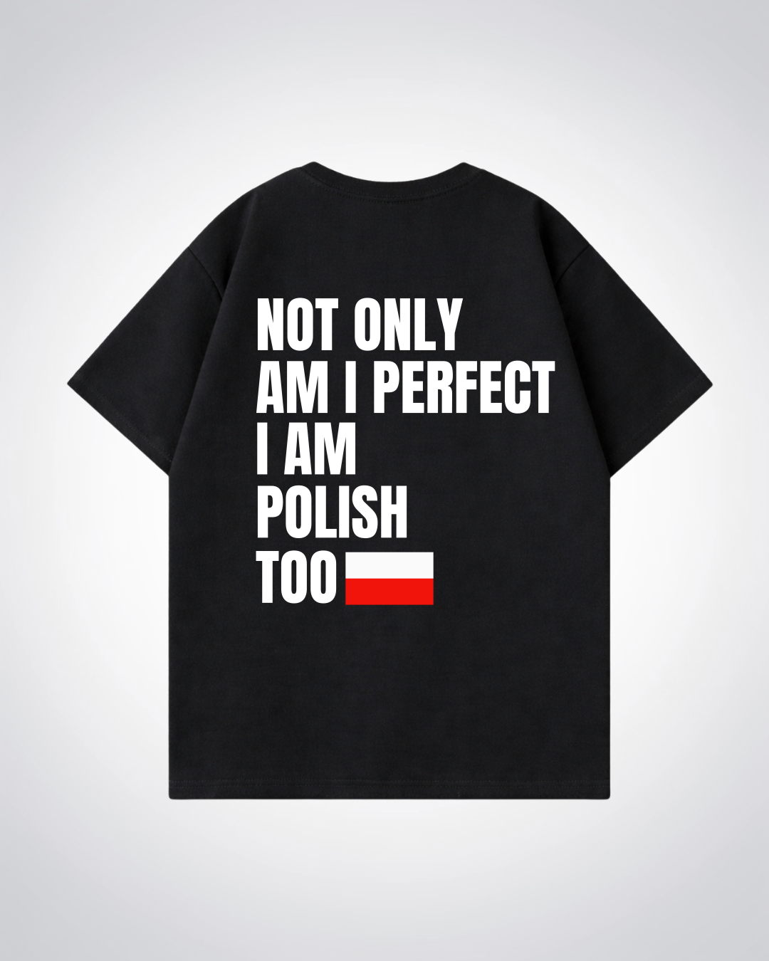 Not Only Perfect Oversized Shirt - Black Back (Designed)