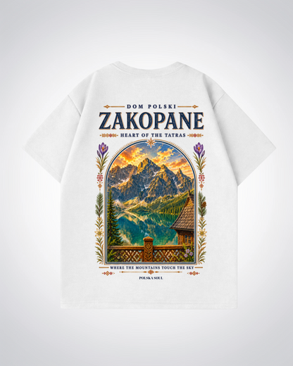 Zakopane Oversized Shirt - White Back (Designed)