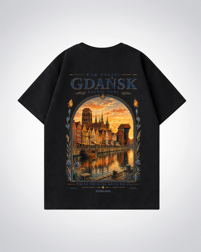 Gdansk Oversized Shirt - Black Back (Designed)