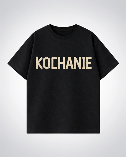 KOCHANIE Oversized Shirt - Black Front (Designed)