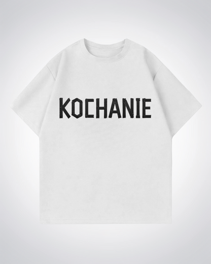 KOCHANIE Oversized Shirt - White Front (Designed)