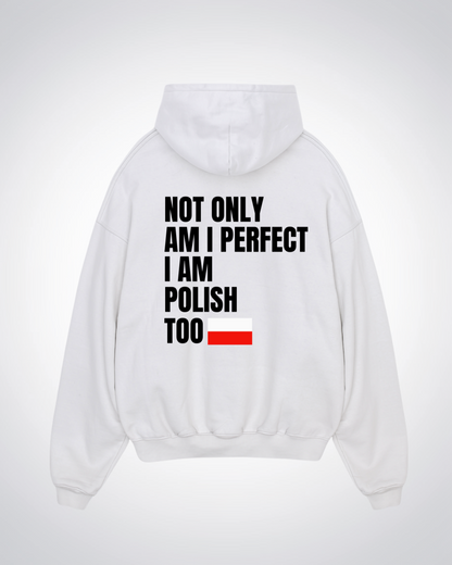 Not Only Perfect Oversized Hoodie - White Back (Designed)