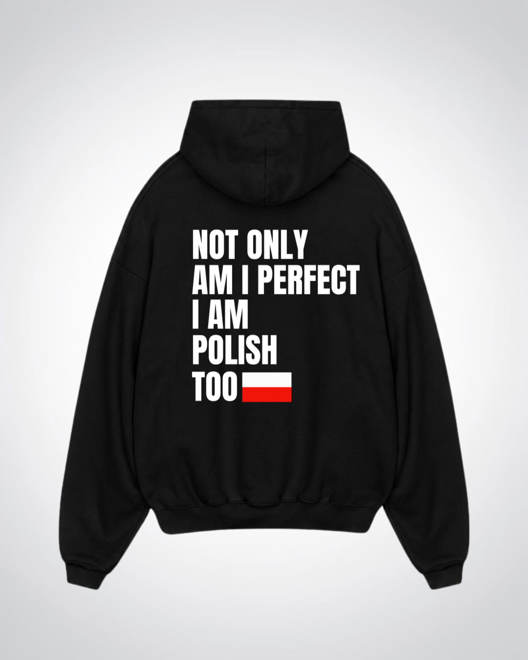 Not Only Perfect Oversized Hoodie - Black Back (Designed)