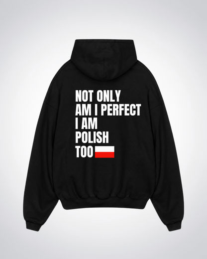 Not Only Perfect Oversized Hoodie - Black Back (Designed)