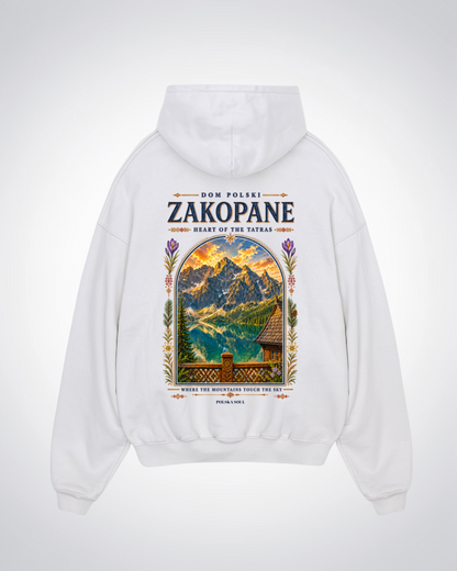 Zakopane Oversized Hoodie - White Back (Designed)